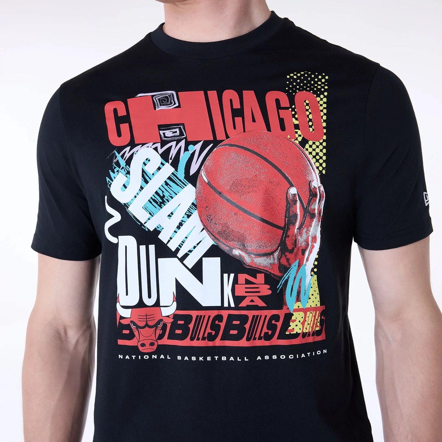New Era Chicago Bulls Basketball Graphic Black póló - Sportmania.hu