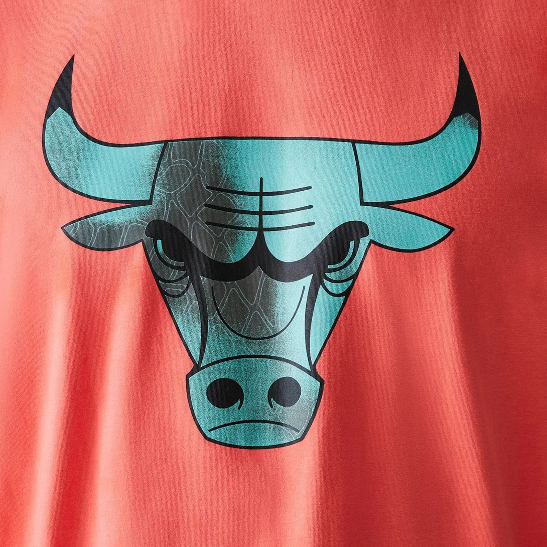 New Era Chicago Bulls NBA All Over Print Infill Pink Oversized póló - Sportmania.hu