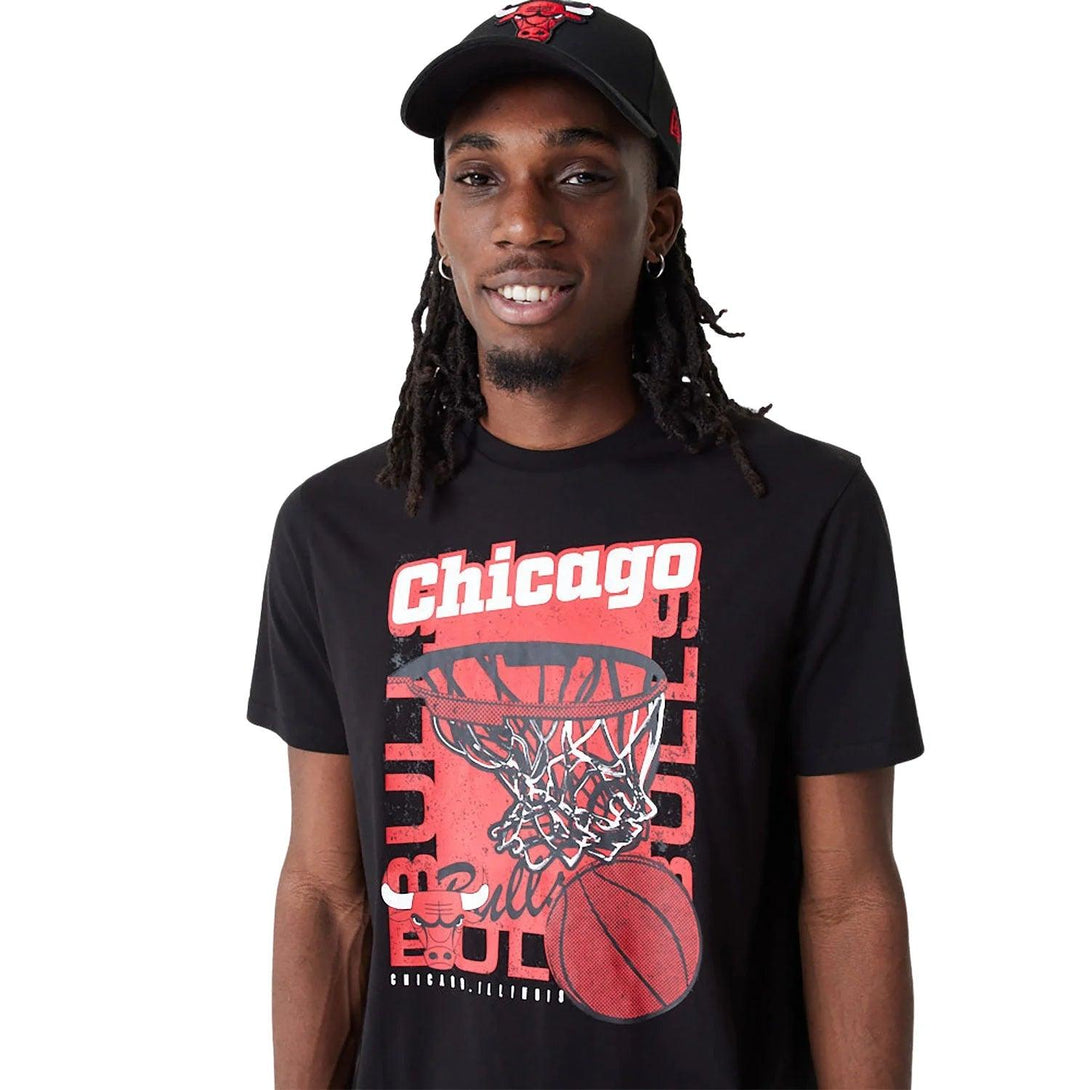 New Era Chicago Bulls NBA Basketball Graphic Black Póló - Sportmania.hu