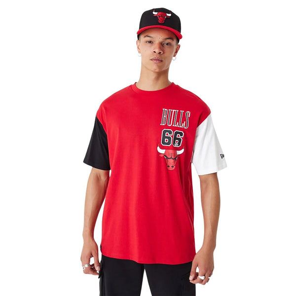 New Era Chicago Bulls NBA Cut Sew Red Oversized Póló - Sportmania.hu