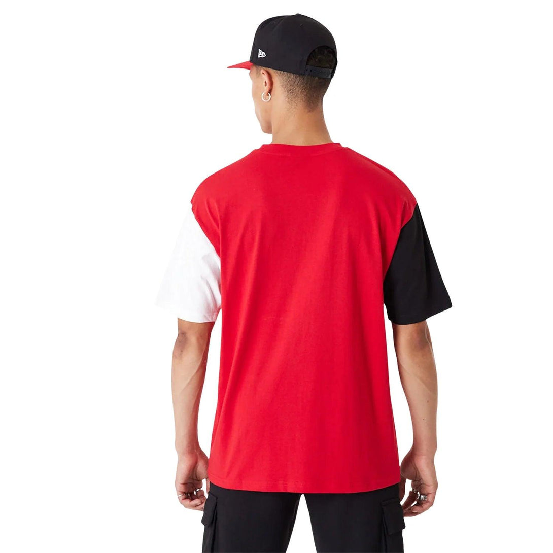 New Era Chicago Bulls NBA Cut Sew Red Oversized Póló - Sportmania.hu