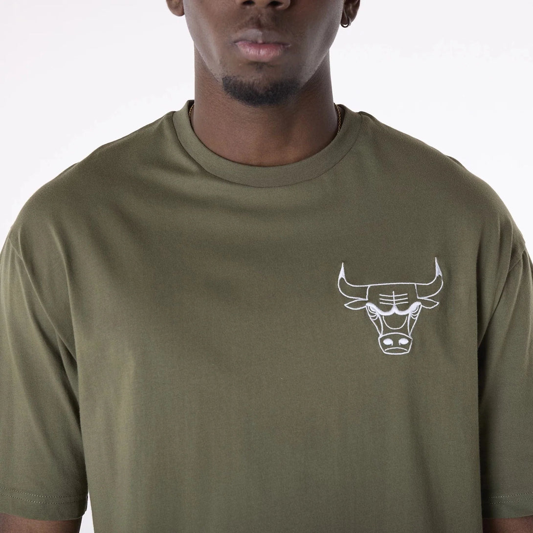 New Era Chicago Bulls NBA League Essential Green Oversized póló - Sportmania.hu