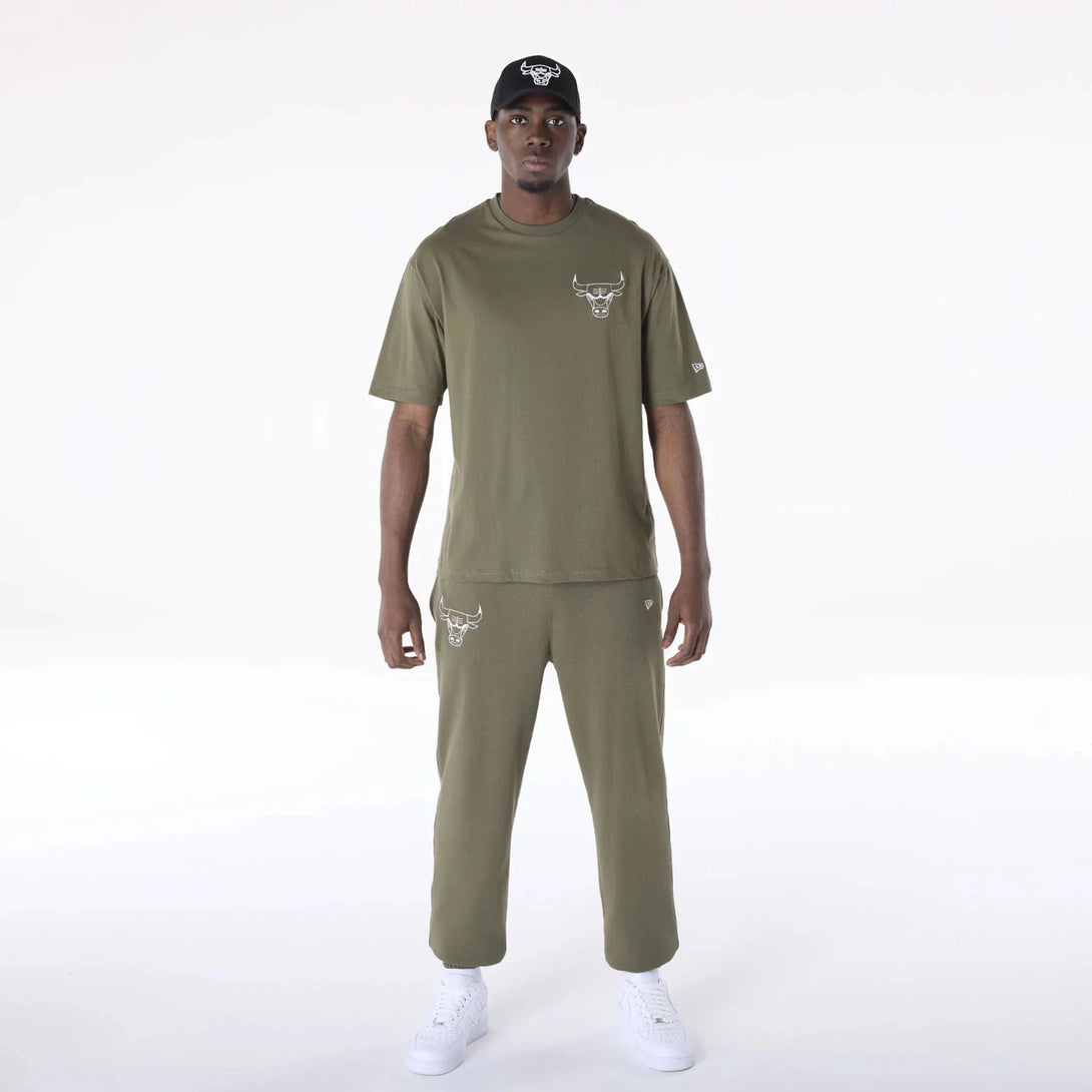 New Era Chicago Bulls NBA League Essential Green Oversized póló - Sportmania.hu