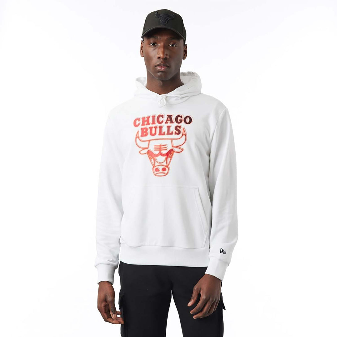 New Era Chicago Bulls NBA Neon Fade White kapucnis pulóver - Sportmania.hu