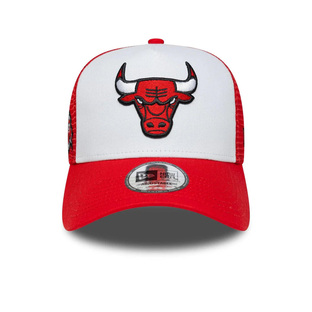 New Era Chicago Bulls NBA Side Patch Red 9FORTY A-Frame Trucker sapka - Sportmania.hu