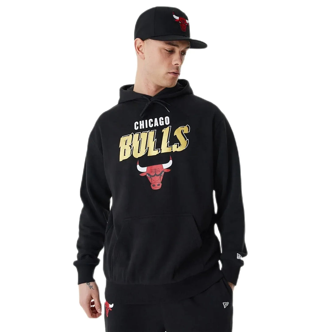 New Era Chicago Bulls Team Script Oversized kapucnis pulóver - Sportmania.hu