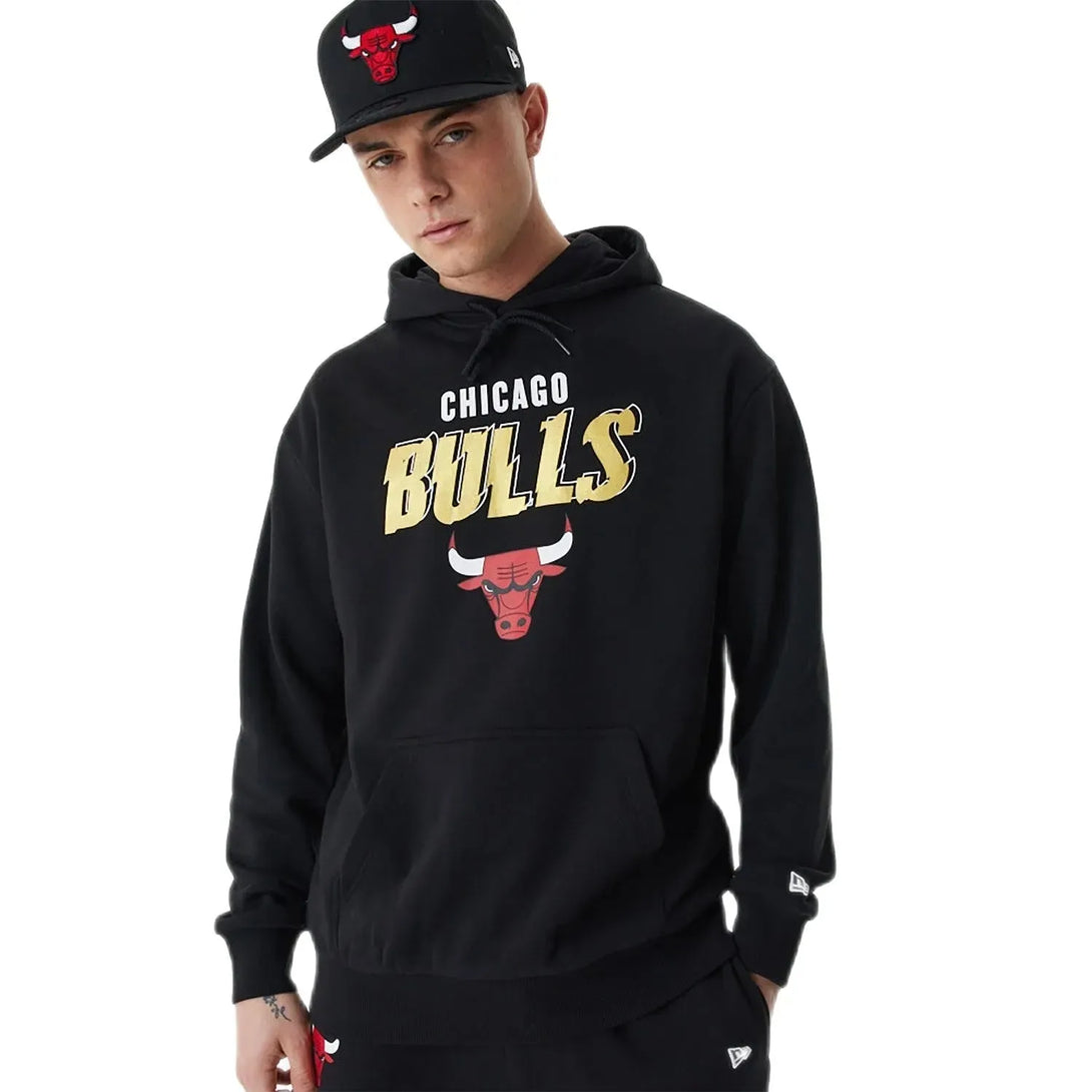 New Era Chicago Bulls Team Script Oversized kapucnis pulóver - Sportmania.hu