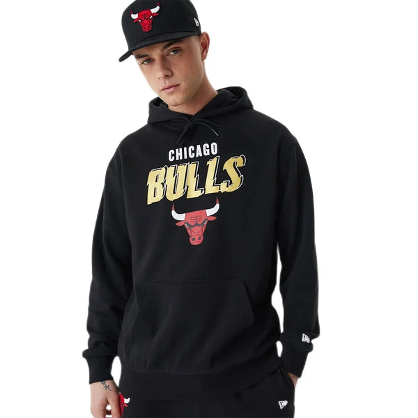New Era Chicago Bulls Team Script Oversized kapucnis pulóver - Sportmania.hu