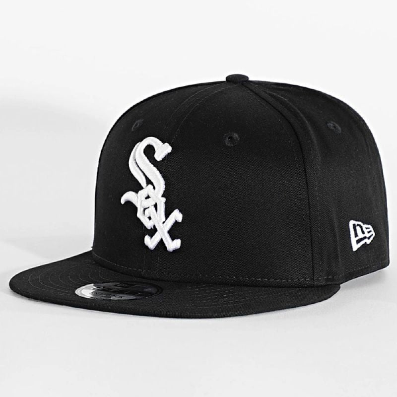 New Era Chicago Sox Fashionable Sports Full-Cap Cap fekete kötött sapka