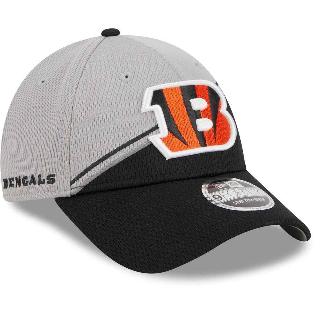 New Era Cincinnati Bengals NFL Sideline 2023 Grey 9FORTY Stretch Snap Baseball sapka - Sportmania.hu