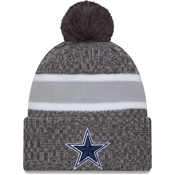 New Era Dallas Cowboys NFL Sideline 2023 Grey Bobble Knit kötött sapka - Sportmania.hu