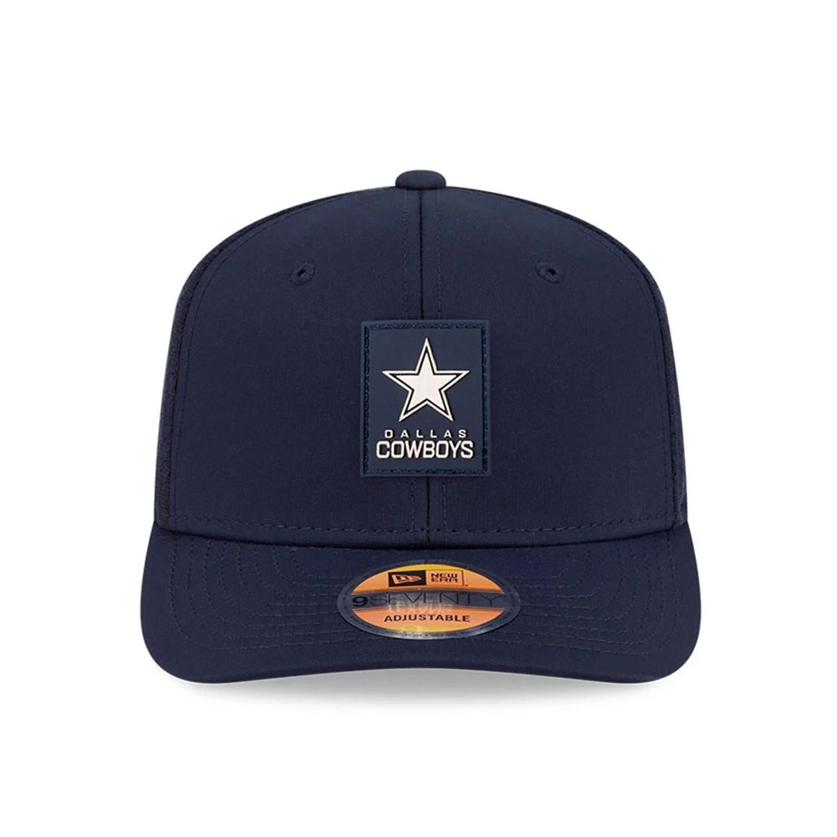 New Era Dallas Cowboys NFL Sideline 2025 Dark Blue 9SEVENTY Trucker Stretch Snap - baseball sapka