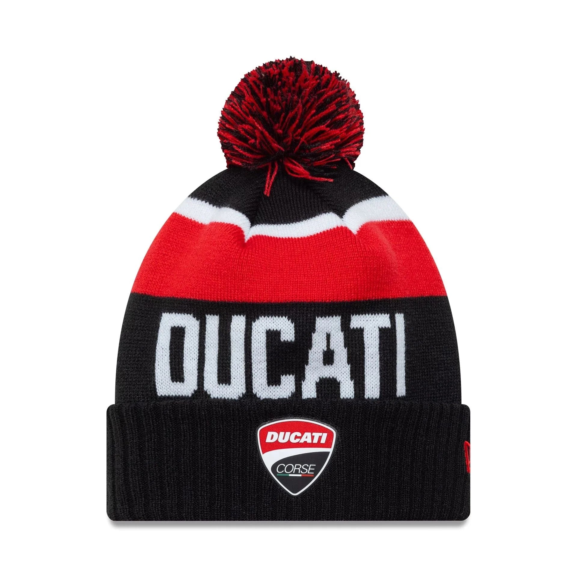 New Era Ducati Motor Logo Black Sport Knit kötött sapka
