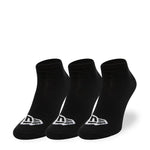 New Era Flag 3 darabos Sneaker szett, fekete Zokni