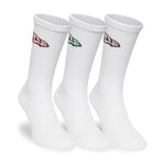 New Era Flag White 3 darabos zokni szett
