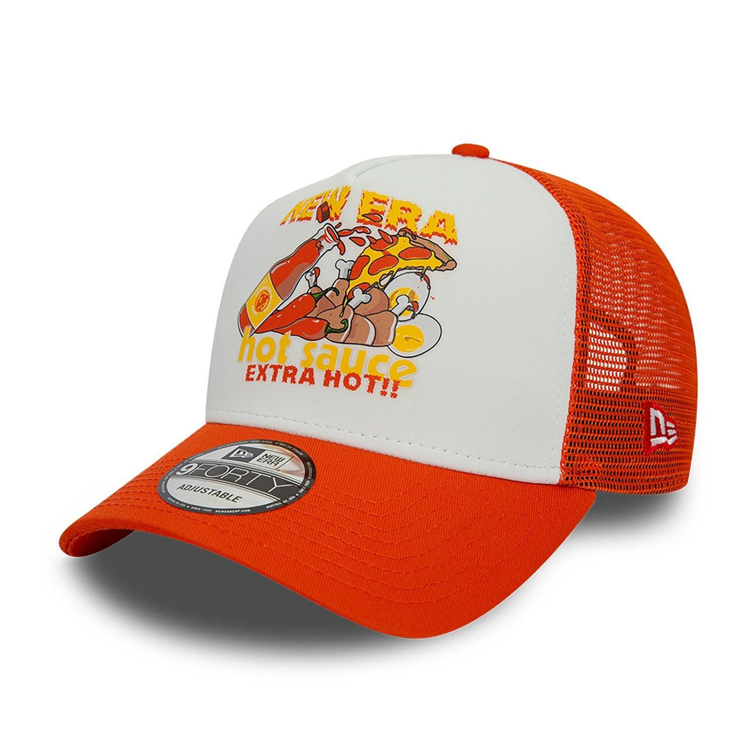 New Era Food Hot Sauce Orange A-Frame Trucker Baseball sapka - Sportmania.hu