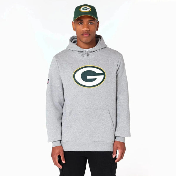 New Era Green Bay Packers NFL Grey kapucnis pulóver - Sportmania.hu