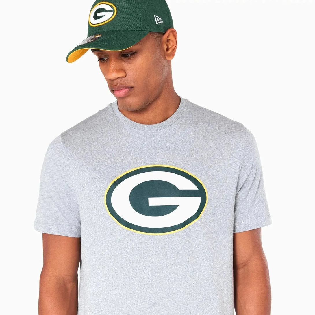 New Era Green Bay Packers NFL Grey póló - Sportmania.hu