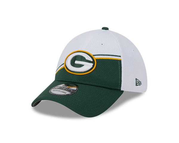 New Era Green Bay Packers NFL Sideline 2023 White 39THIRTY Flex Baseball sapka - Sportmania.hu