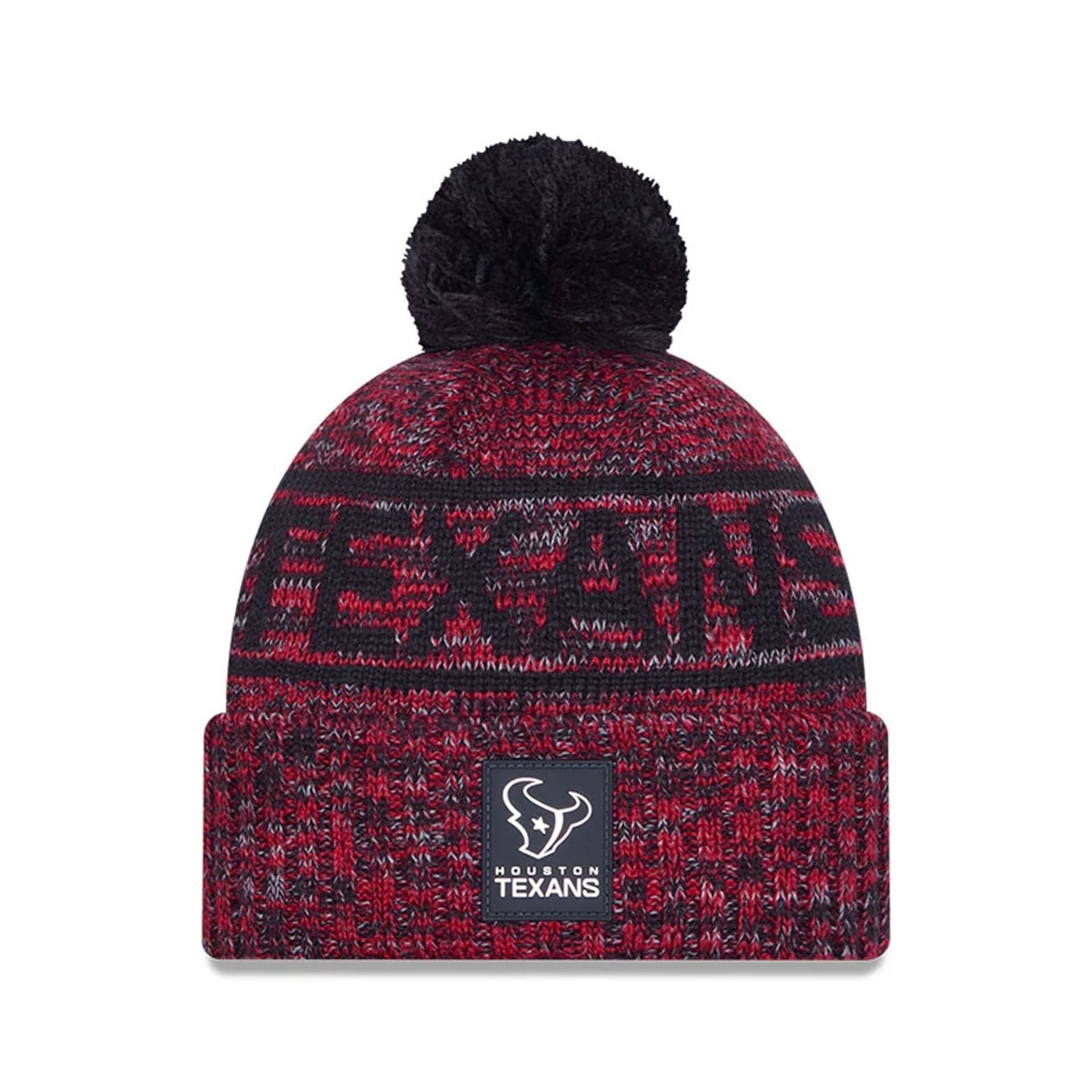 New Era Houston Texans NFL Sideline Red Sport Knit - kötött sapka