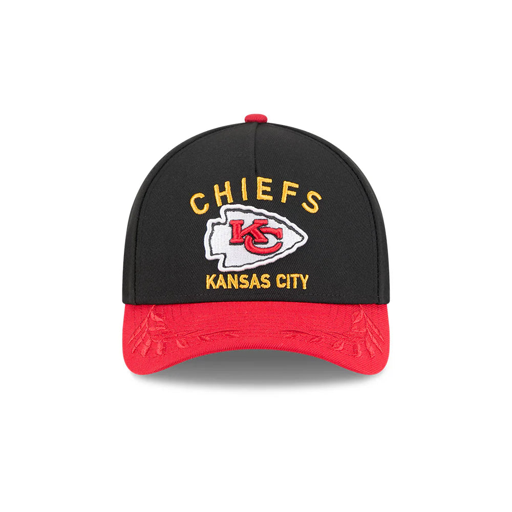 New Era Kansas City Chiefs NFL Draft 2025 9FORTY M-Crown AF Snapback sapka