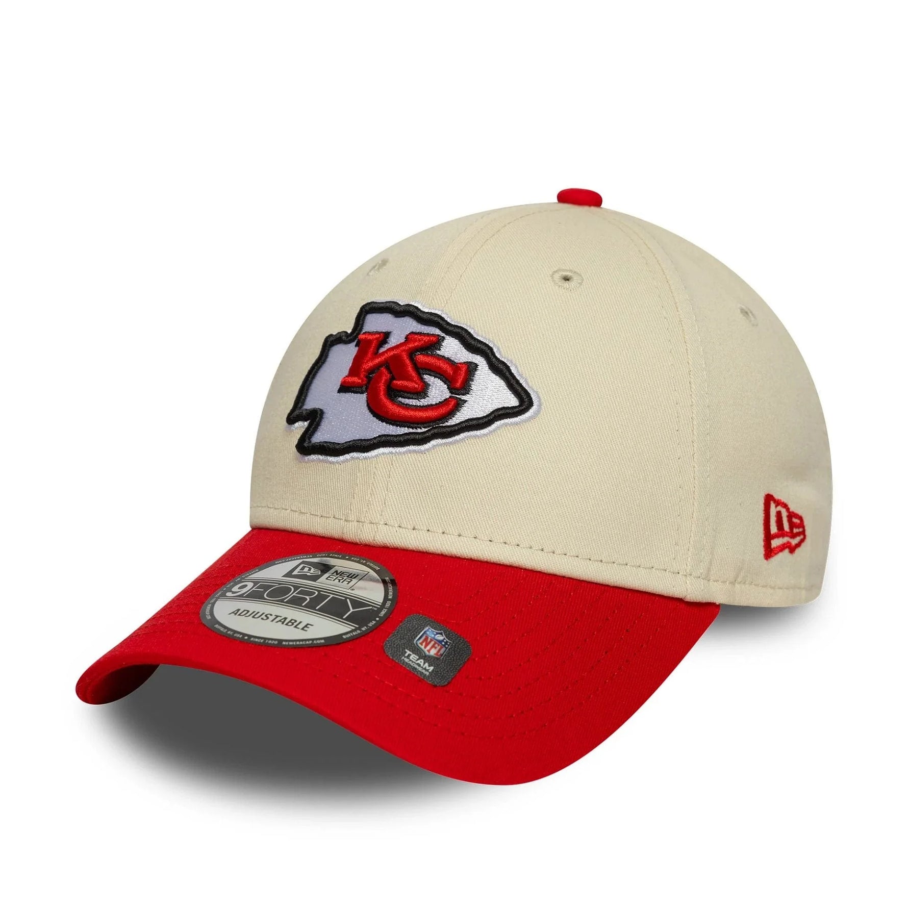 New Era Kansas City Chiefs NFL Wordmark Cream 9FORTY baseball sapka - Sportmania.hu