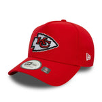 New Era Kansas City Chiefs Official Team Colours Red 9FORTY Baseball sapka