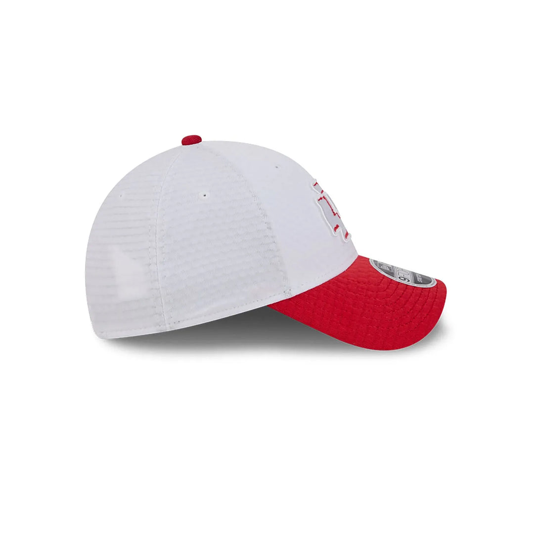 New Era Kansas City Chiefs Training 2024 White 9FORTY Stretch Snap sapka Baseball sapka - Sportmania.hu