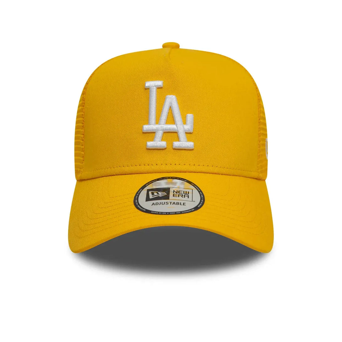 New Era LA Dodgers League Essential Yellow 9FORTY A-Frame Trucker sapka - Sportmania.hu