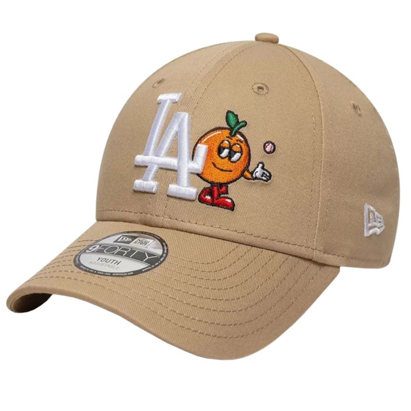 New Era LA Dodgers MLB Icon Kids Cap Brown youth baseball sapka 60856369