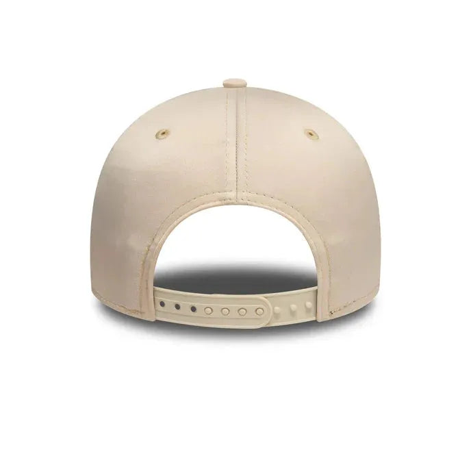 New Era LA Dodgers Satin Cream 9FORTY szatén baseball sapka, női