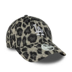 New Era LA Dodgers Womens MLB Cosy Animal Grey Leopard 9FORTY baseball sapka, női