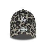 New Era LA Dodgers Womens MLB Cosy Animal Grey Leopard 9FORTY baseball sapka, női