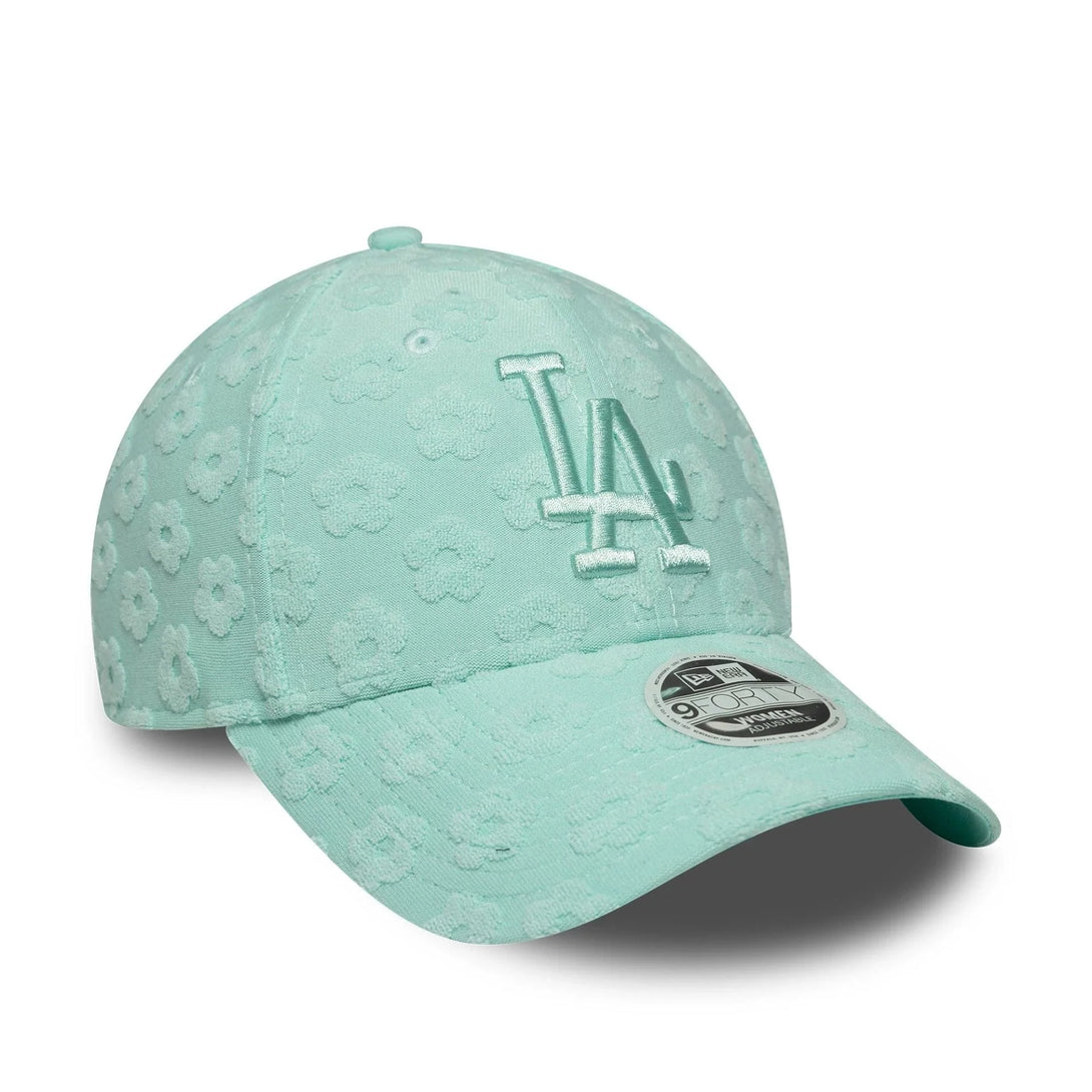 New Era LA Dodgers Womens MLB Floral Towelling Pastel Green 9FORTY baseball sapka - Sportmania.hu