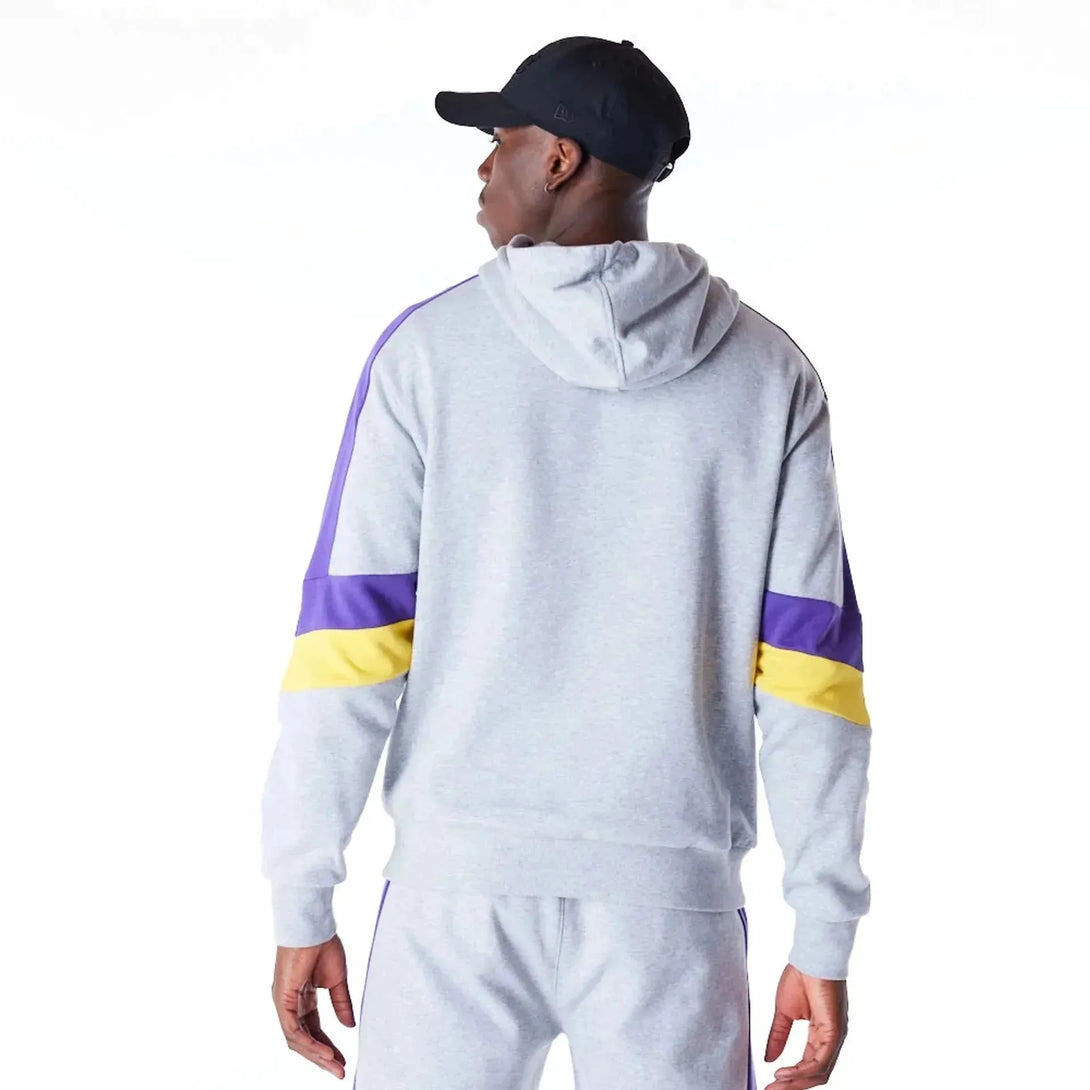 New Era LA Lakers Colour Block Grey kapucnis Pulóver - Sportmania.hu