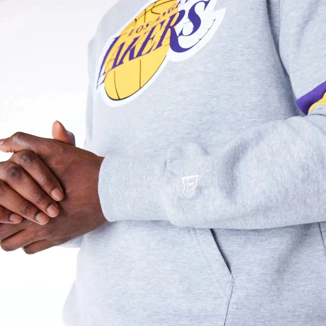 New Era LA Lakers Colour Block Grey kapucnis Pulóver - Sportmania.hu