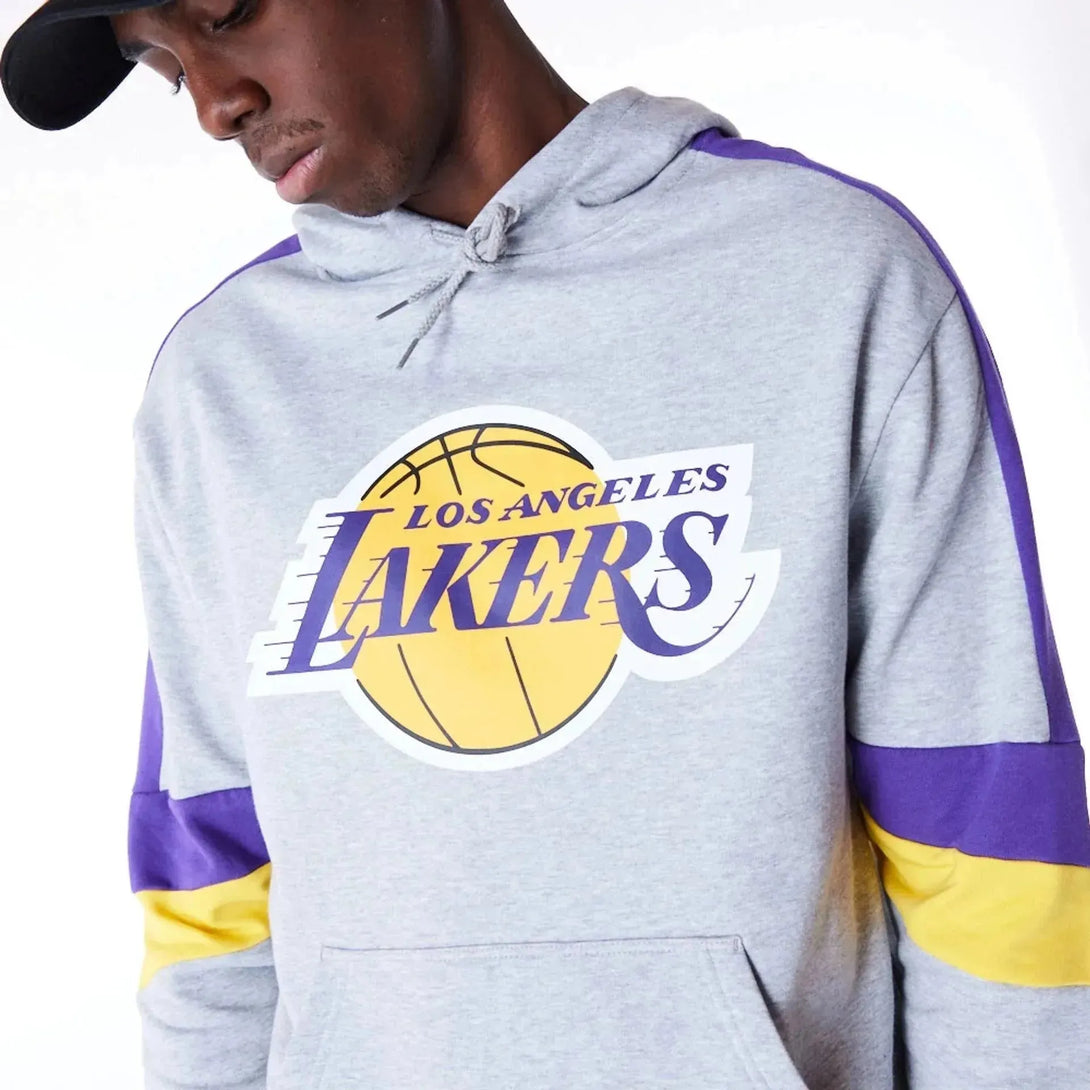 New Era LA Lakers Colour Block Grey kapucnis Pulóver - Sportmania.hu
