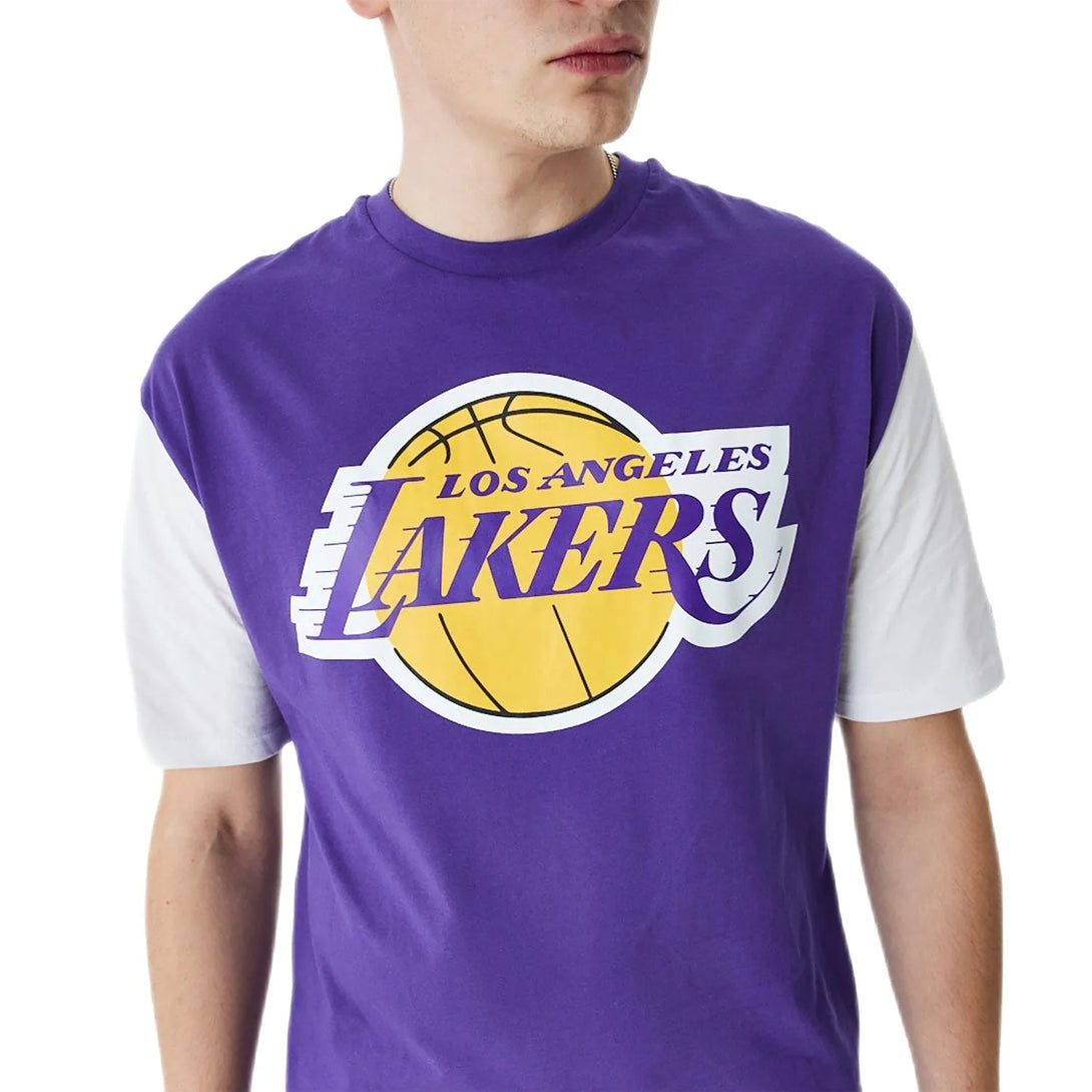 New Era LA Lakers Colour Block Oversized Póló - Sportmania.hu