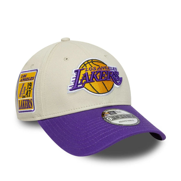 New Era LA Lakers NBA Contrast Patch Cream 9FORTY baseball sapka - Sportmania.hu