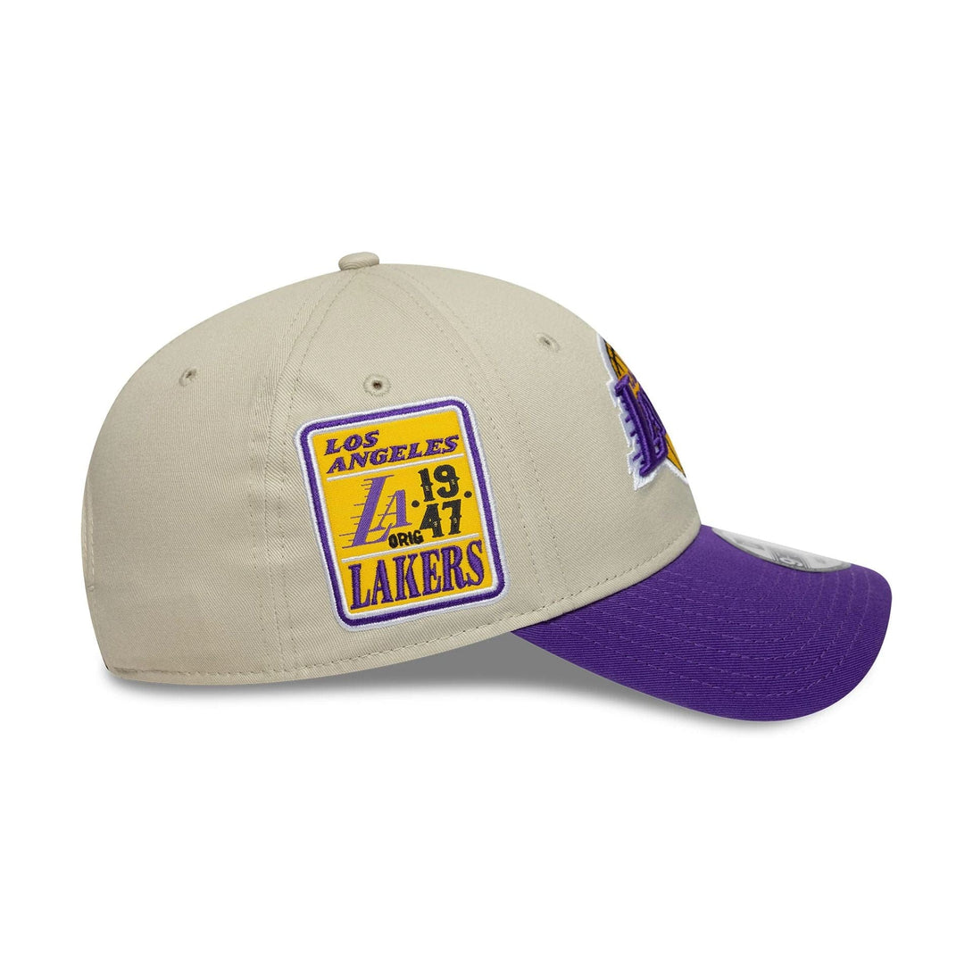 New Era LA Lakers NBA Contrast Patch Cream 9FORTY baseball sapka - Sportmania.hu