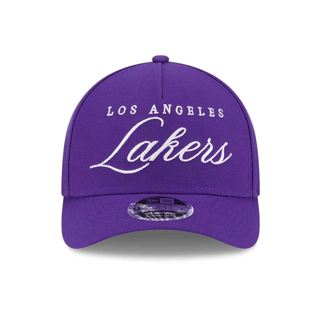 New Era LA Lakers NBA Draft 2025 Purple 9FORTY M-Crown A-Frame baseball sapka - Sportmania.hu