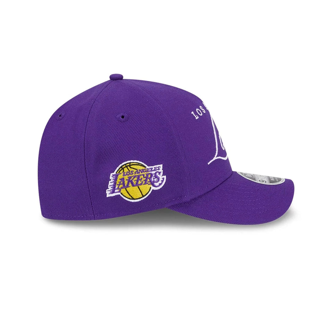 New Era LA Lakers NBA Draft 2025 Purple 9FORTY M-Crown A-Frame baseball sapka - Sportmania.hu