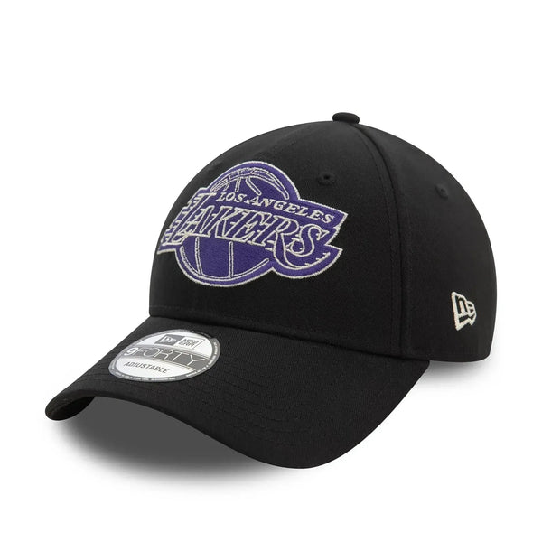 New Era LA Lakers NBA Metallic Black 9FORTY baseball sapka - Sportmania.hu