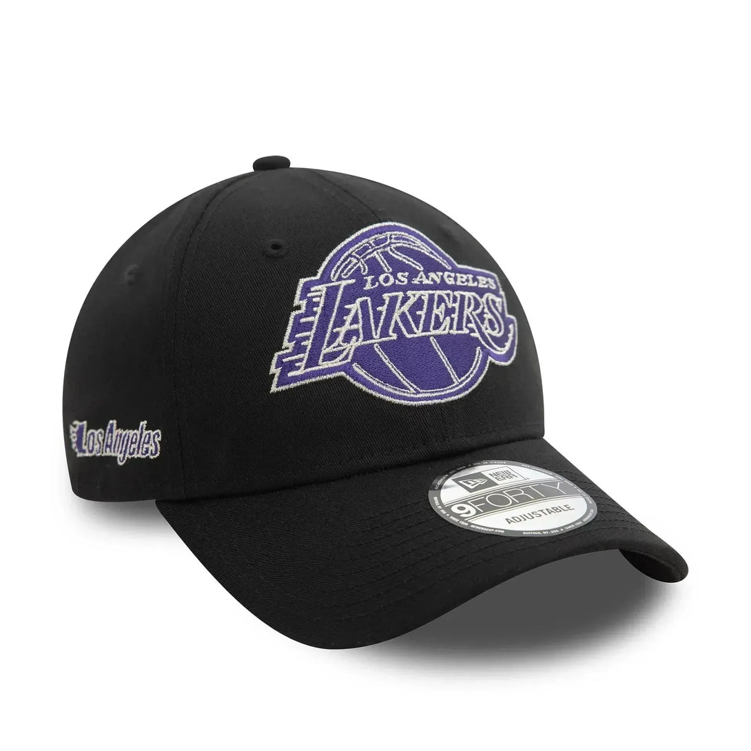 New Era LA Lakers NBA Metallic Black 9FORTY baseball sapka - Sportmania.hu
