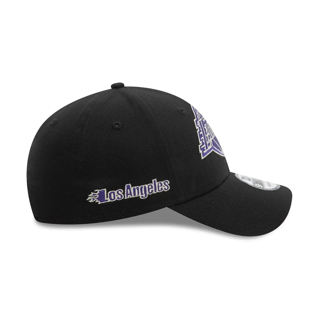 New Era LA Lakers NBA Metallic Black 9FORTY baseball sapka - Sportmania.hu