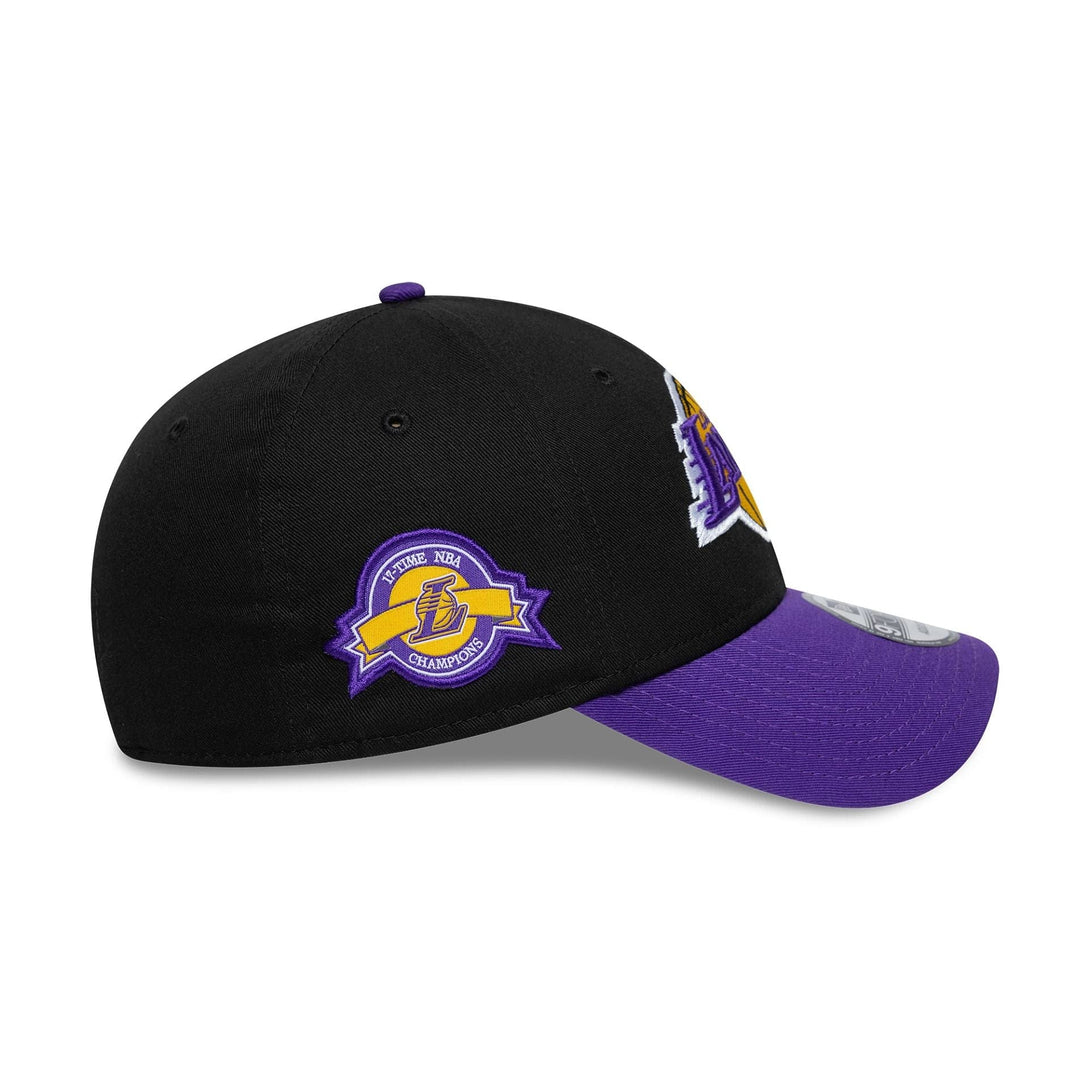 New Era LA Lakers NBA Side Patch Black 9FORTY baseball sapka - Sportmania.hu