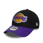 New Era LA Lakers NBA Side Patch Black 9FORTY baseball sapka