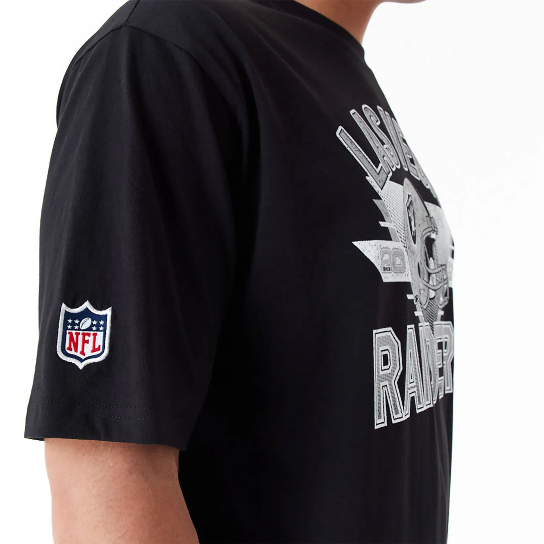 New Era Las Vegas Raiders NFL Black Oversized Póló - Sportmania.hu