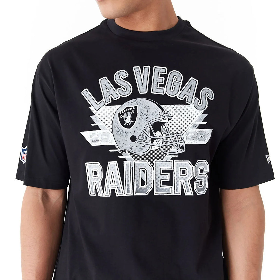 New Era Las Vegas Raiders NFL Black Oversized Póló - Sportmania.hu