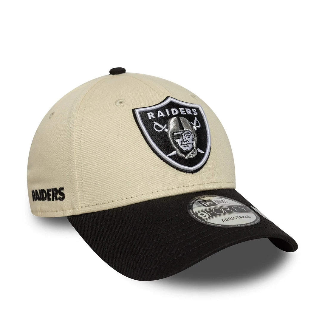 New Era Las Vegas Raiders NFL Wordmark Cream 9FORTY baseball sapka - Sportmania.hu